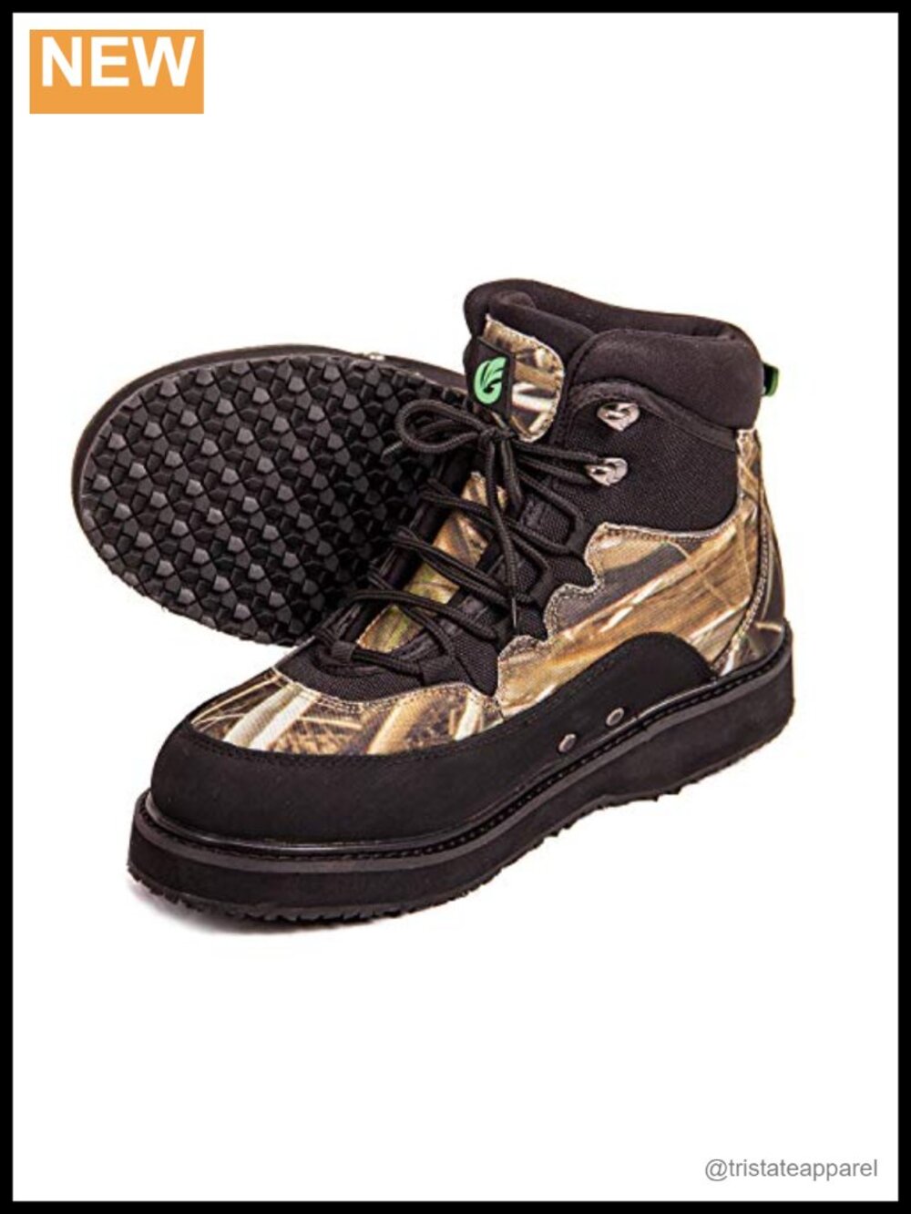 Quick-Dry Wading Boots with Felt or Rubber Sole - Round Toe Ankle-High Hiking